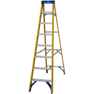 Werner GRP Fibreglass Swingback Stepladder